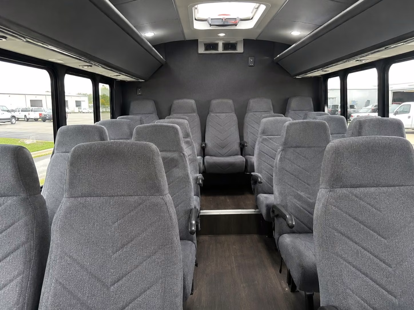 20 passenger minibus interior