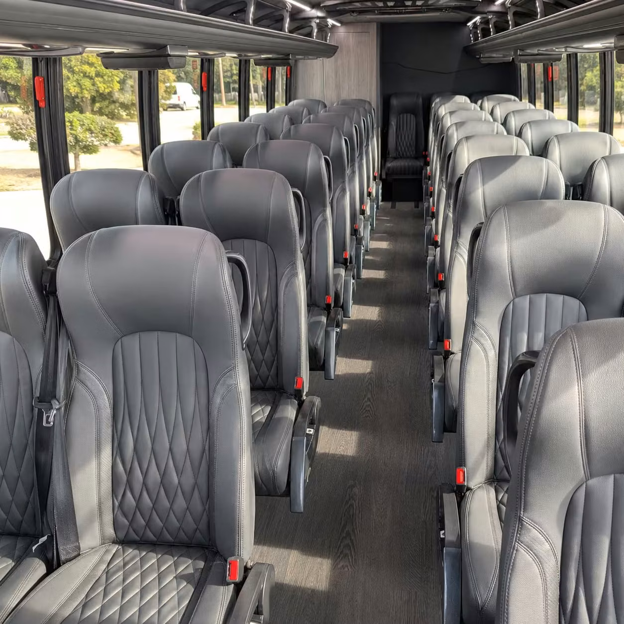 28 passenger minibus inside