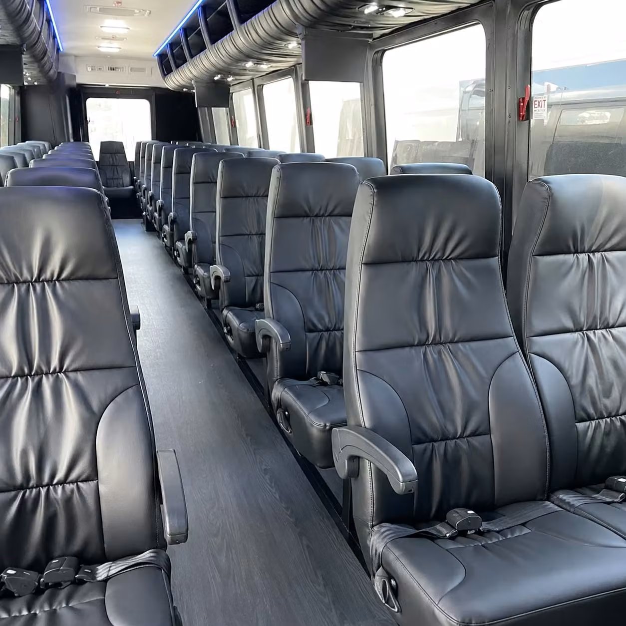 35 passenger minibus interior