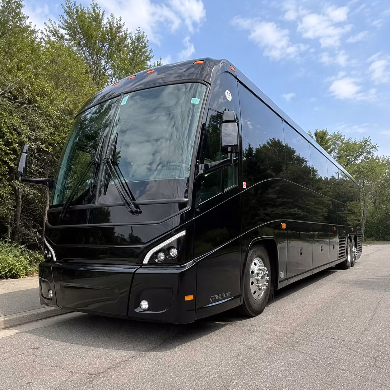charter bus rentals for federal government events and conferences at santa fe convention facilities