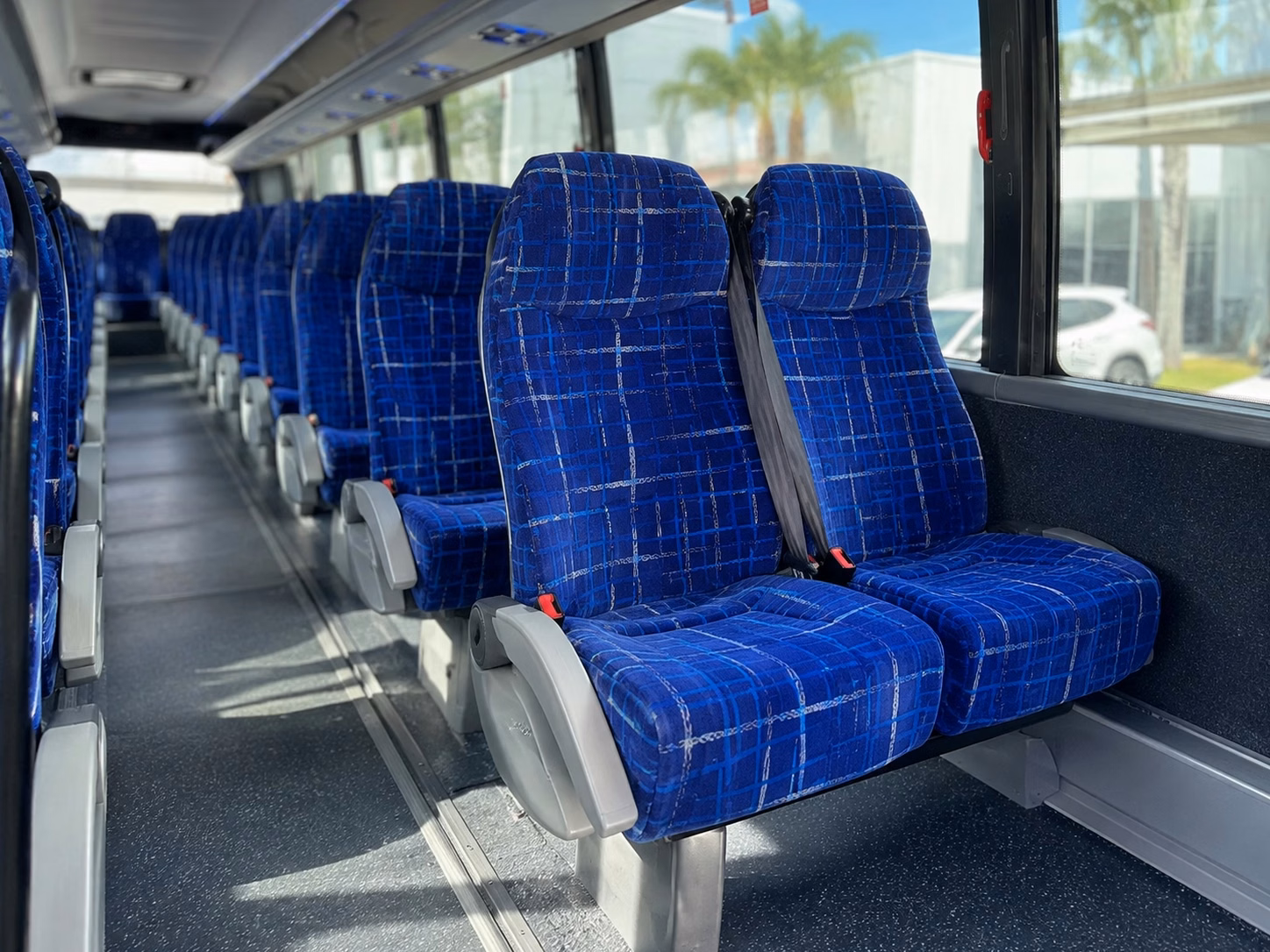 let a charter bus handle the scenic drive between your santa fe ceremony and reception venue