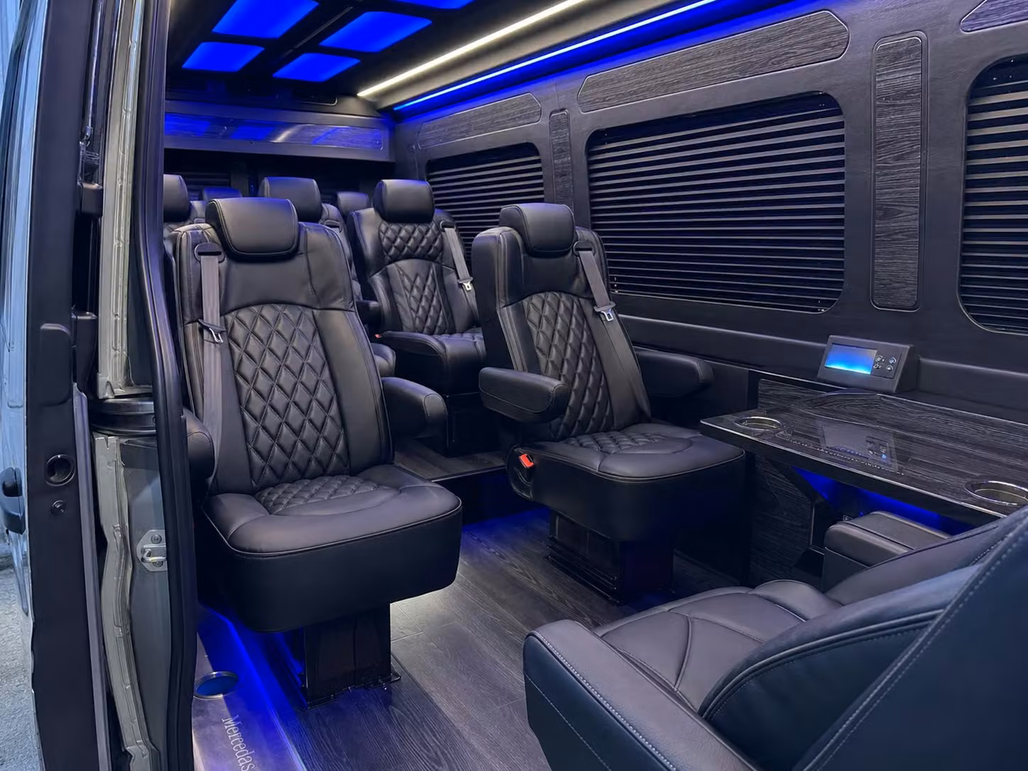 sprinter van transportation for groups and events across santa fe
